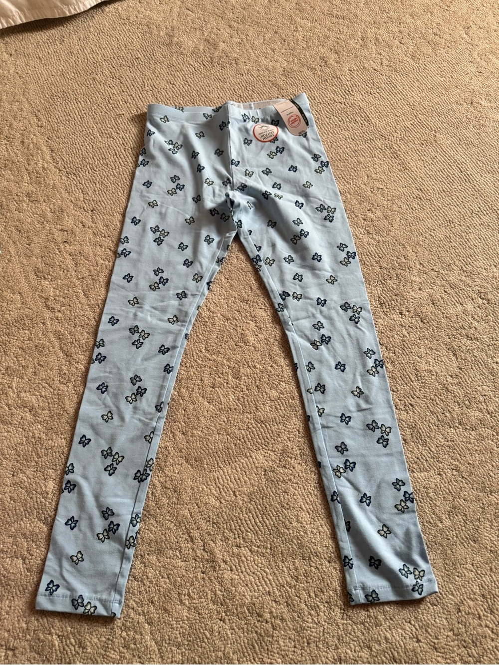 wonder nation Light Blue Floral Print Girls' Leggings